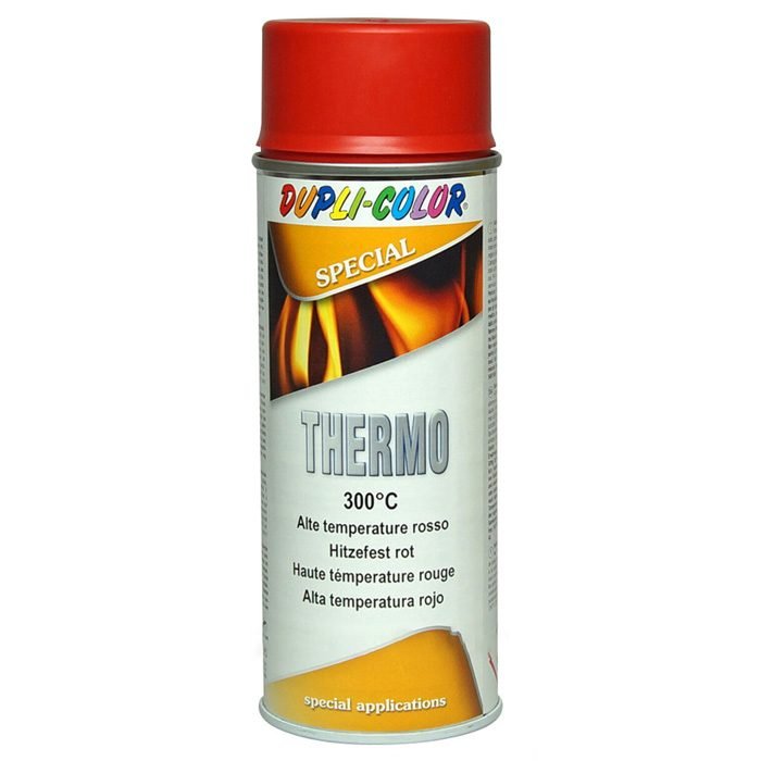 Термоустойчив спрей червен мат